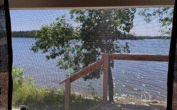 Cabin 6 View Of Lake Through Window