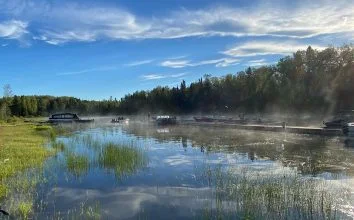 Morning Fog And Fishing Boats